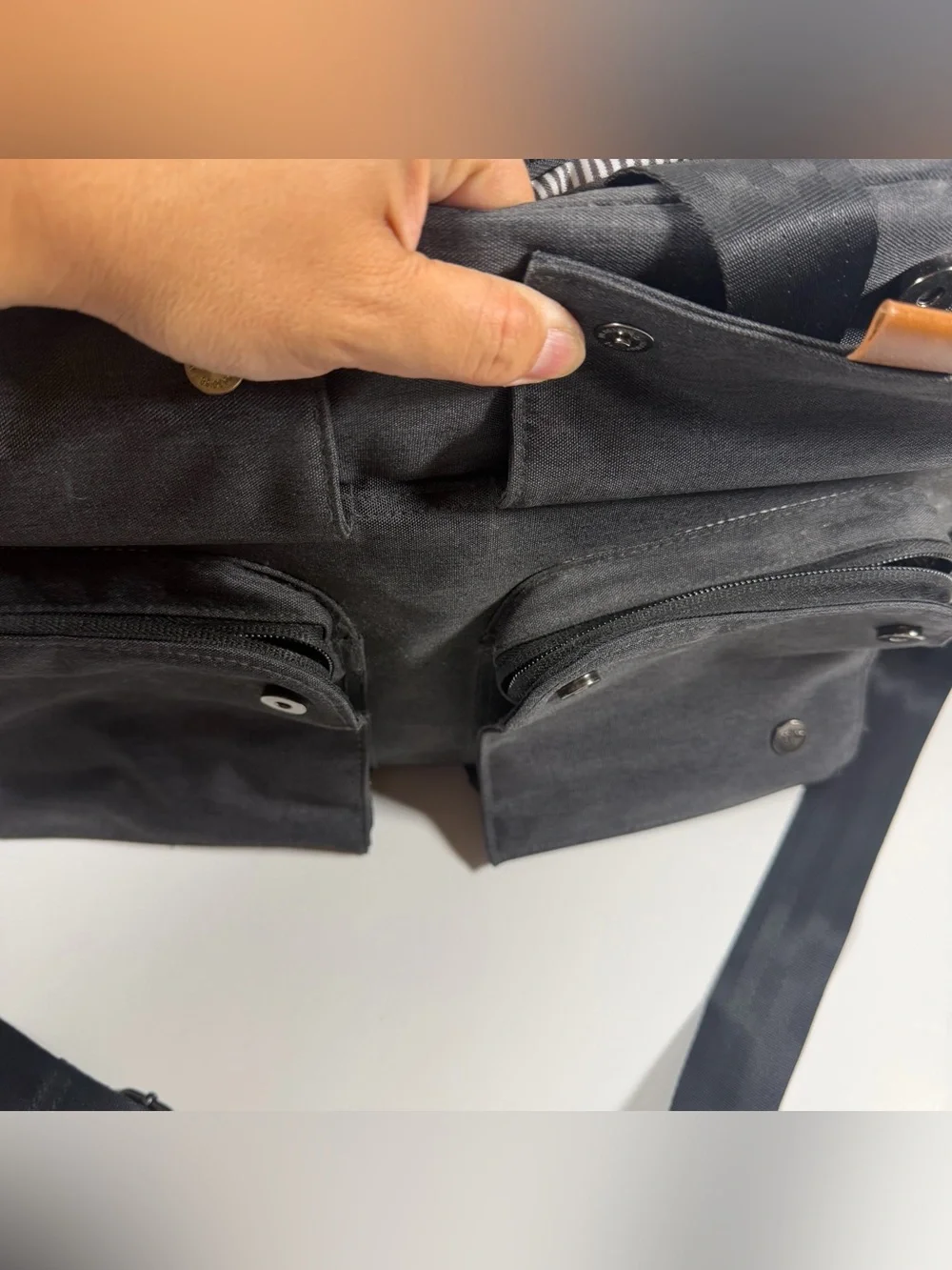 Black Men's Messenger Briefcase or laptop bag